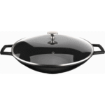 ERNESTO® Cast iron wok pan, 36 cm