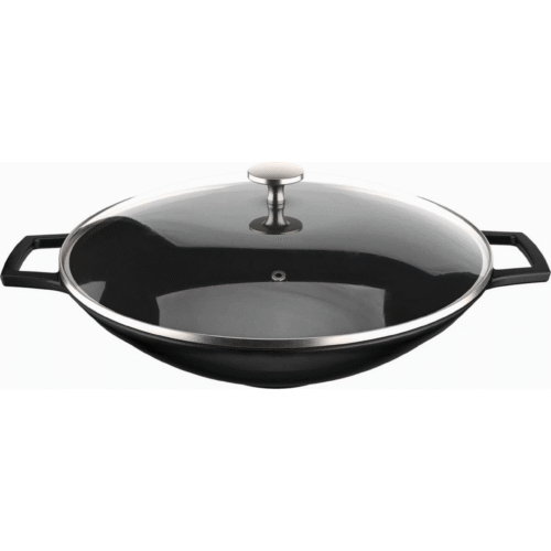 ERNESTO® Cast iron wok pan, 36 cm