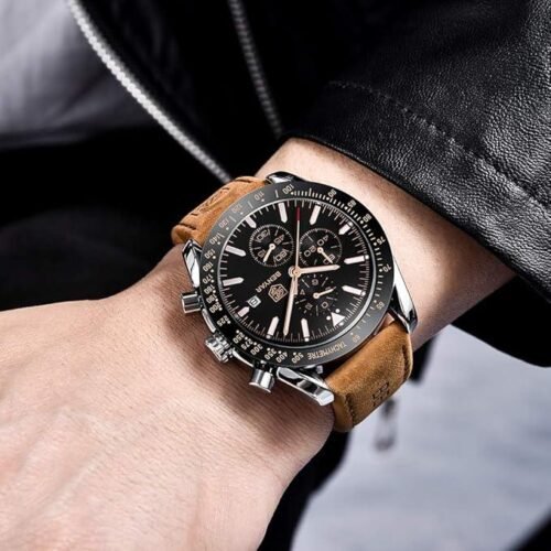 BY BENYAR Mens Watch 100M Waterproof Chronograph